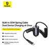 Tiny Star Mini Car Charger 30W With some features on a white background