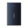 Black power bank with Baseus branding on a white background