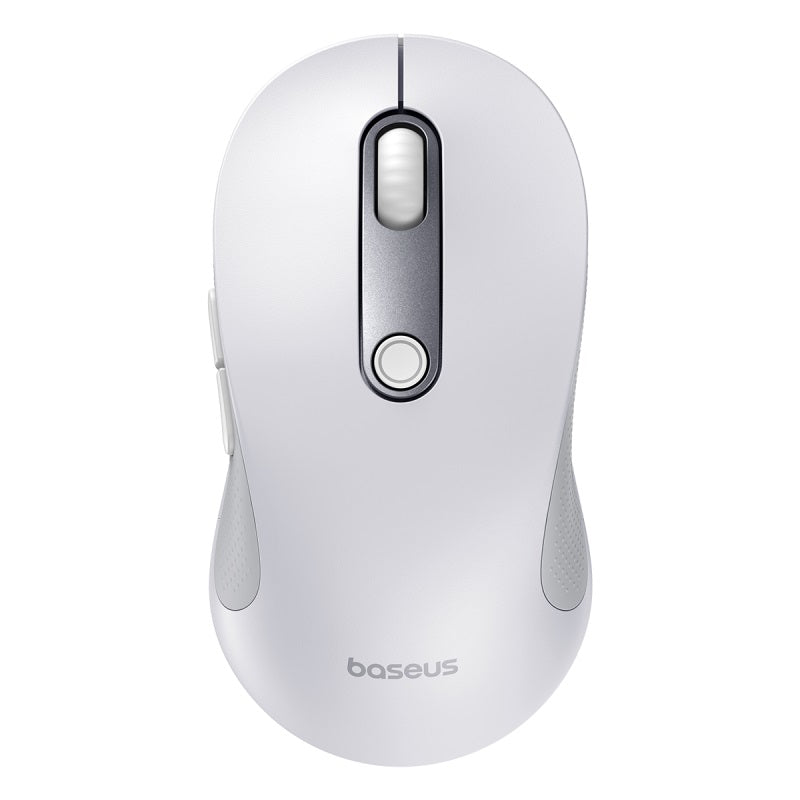 Baseus F02 Ergonomic Wireless Mouse (Without Battery）moon  white